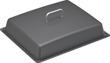 NEFF Z11CL15E0 - Deckel für Profipfanne, 115 x 424 x 357 mm, grau